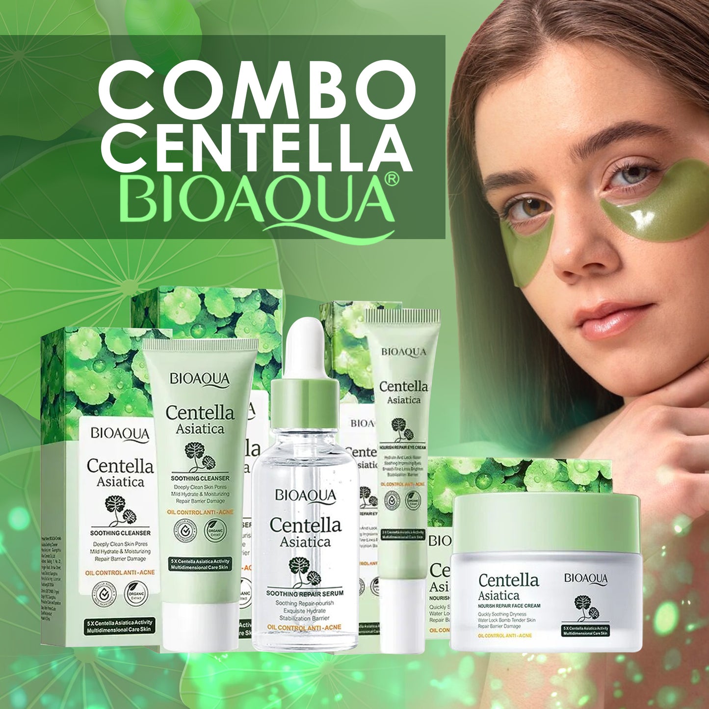 Combo Centella Asiatica X5 Caja