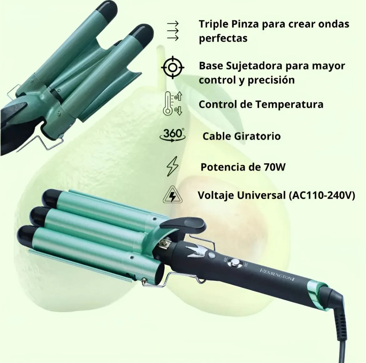 Combo Plancha Pinza 3 Tubos